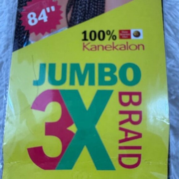Set of 3 Vivica A. Fox 84" Jumbo 3X Perm Yaki Express Color 4 Braiding Hair - Picture 7 of 13